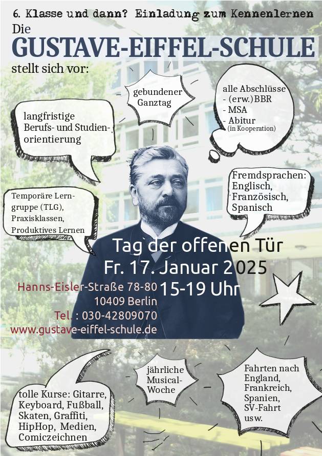 Tag der offenen Tür am 17.01.2025